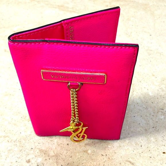 Victoria's Secret Handbags - Hot Pink Victoria Secret Wallet and Passport Case